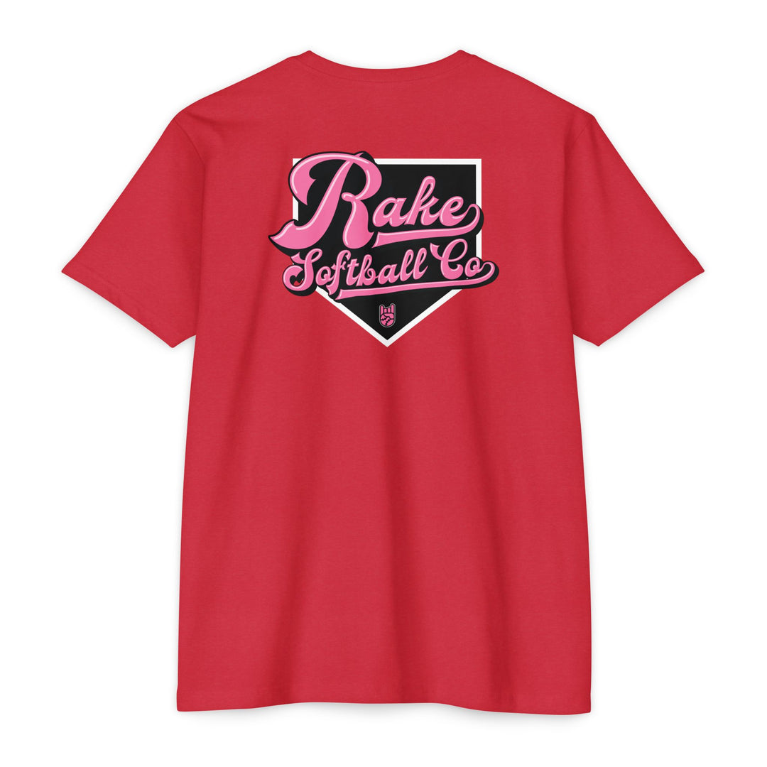 Rake Softball Co. Tee - Rake Baseball Company - RAKE BASEBALL | BASEBALL T-SHIRT | BASEBALL CLOTHING | GOOD VIBES ONLY