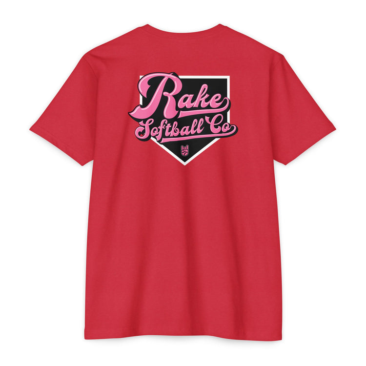 Rake Softball Co. Tee - Rake Baseball Company - RAKE BASEBALL | BASEBALL T-SHIRT | BASEBALL CLOTHING | GOOD VIBES ONLY