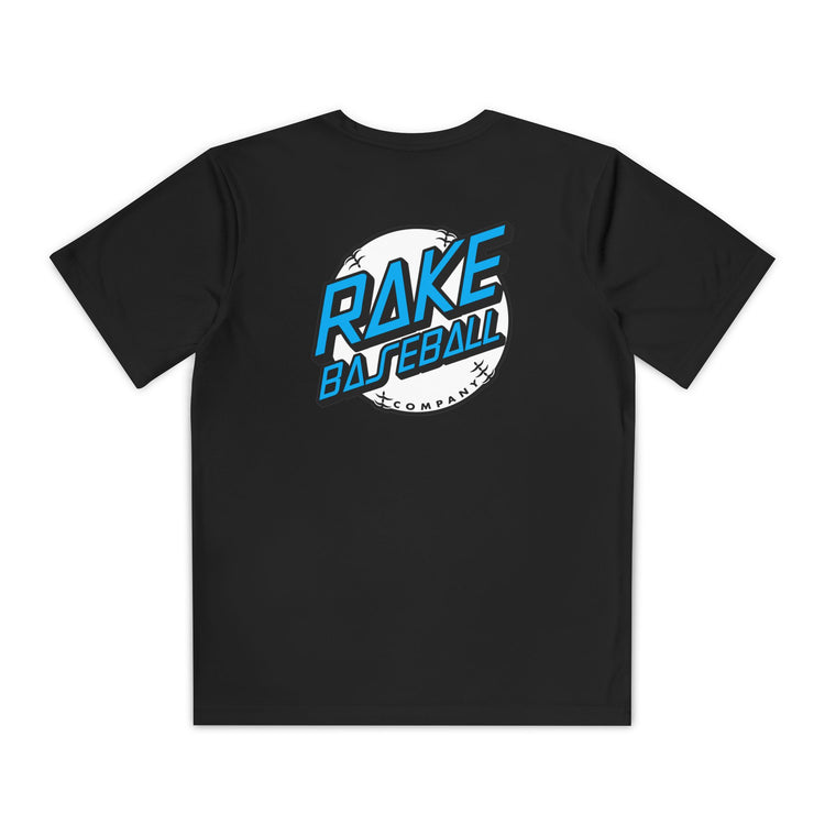 Kids Rake Dot Dry Fit Tee - Rake Baseball Company - RAKE BASEBALL | BASEBALL T-SHIRT | BASEBALL CLOTHING | GOOD VIBES ONLY