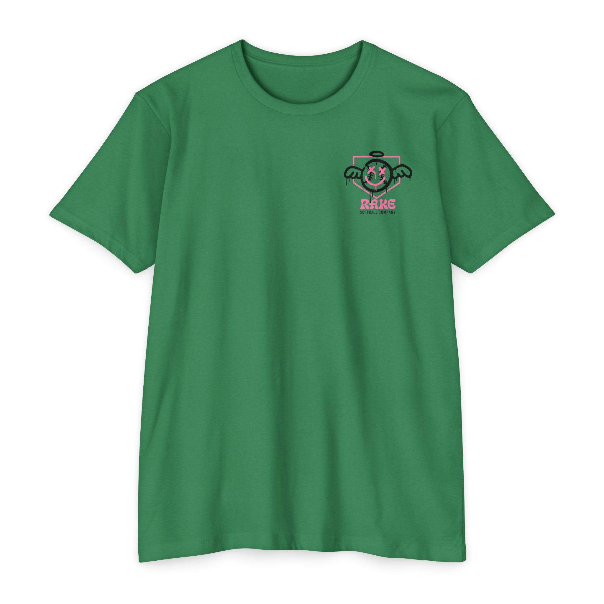 She Angel Drip Softball Tee - Rake Baseball Company - RAKE BASEBALL | BASEBALL T-SHIRT | BASEBALL CLOTHING | GOOD VIBES ONLY