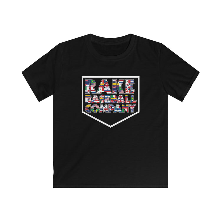 Kids Rake Baseball Company WBC Edition Tee - Rake Baseball Company - RAKE BASEBALL | BASEBALL T-SHIRT | BASEBALL CLOTHING | GOOD VIBES ONLY