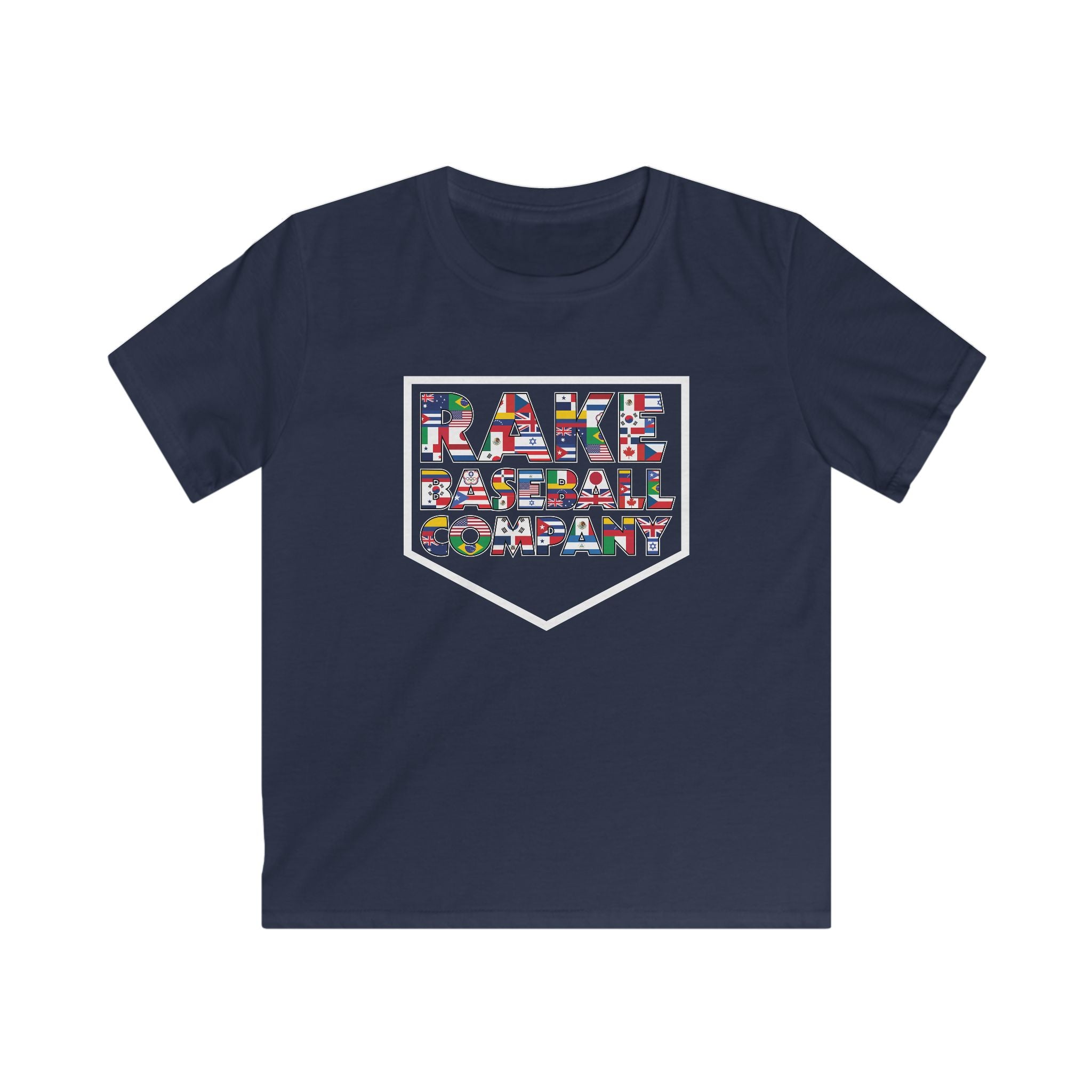 Kids Rake Baseball Company WBC Edition Tee - Rake Baseball Company - RAKE BASEBALL | BASEBALL T-SHIRT | BASEBALL CLOTHING | GOOD VIBES ONLY