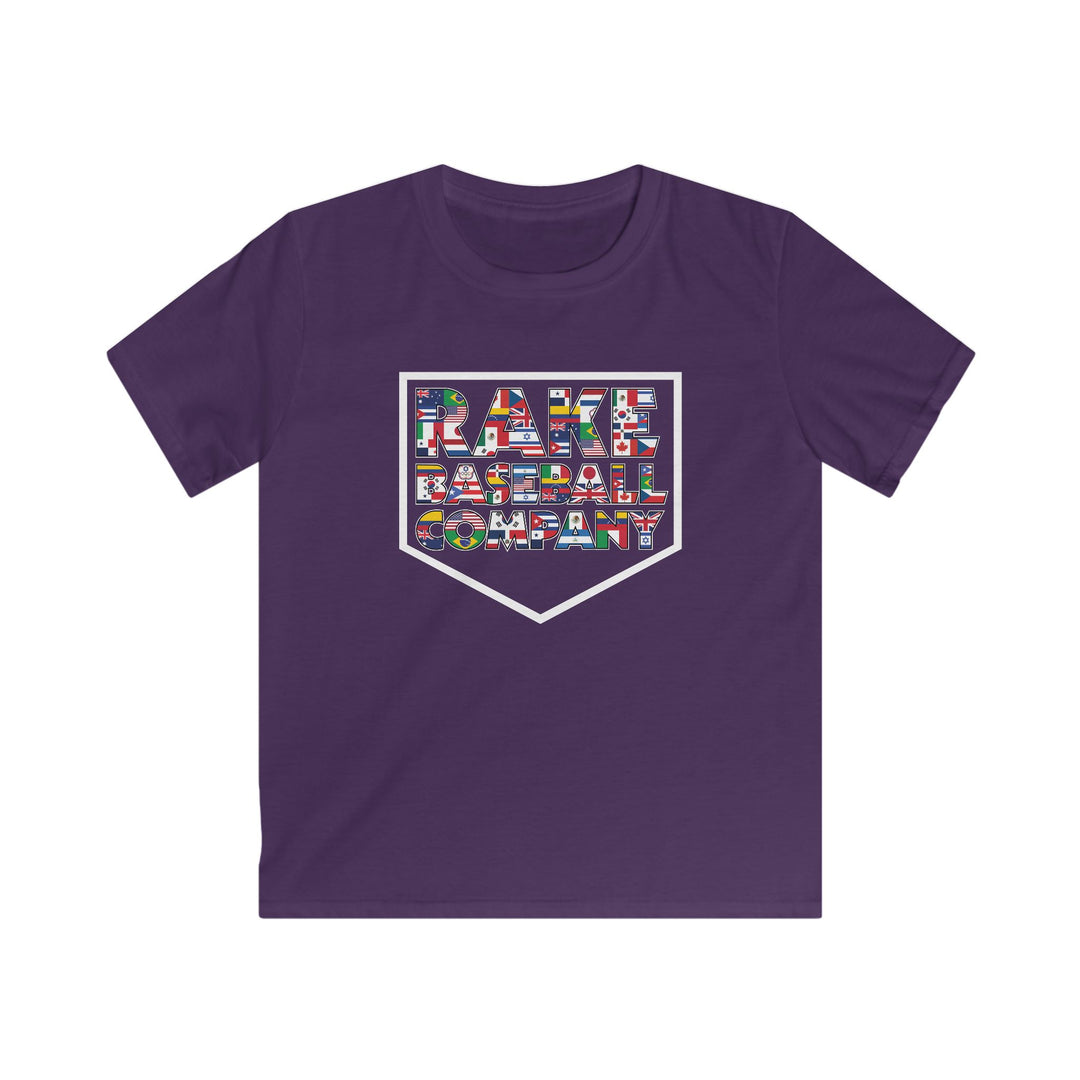 Kids Rake Baseball Company WBC Edition Tee - Rake Baseball Company - RAKE BASEBALL | BASEBALL T-SHIRT | BASEBALL CLOTHING | GOOD VIBES ONLY