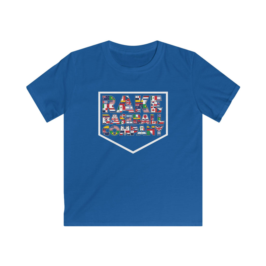 Kids Rake Baseball Company WBC Edition Tee - Rake Baseball Company - RAKE BASEBALL | BASEBALL T-SHIRT | BASEBALL CLOTHING | GOOD VIBES ONLY