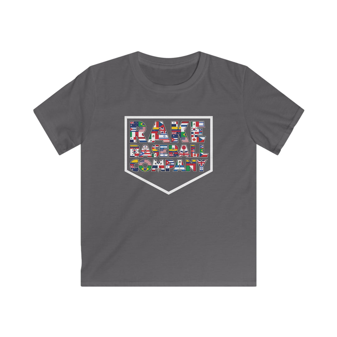 Kids Rake Baseball Company WBC Edition Tee - Rake Baseball Company - RAKE BASEBALL | BASEBALL T-SHIRT | BASEBALL CLOTHING | GOOD VIBES ONLY
