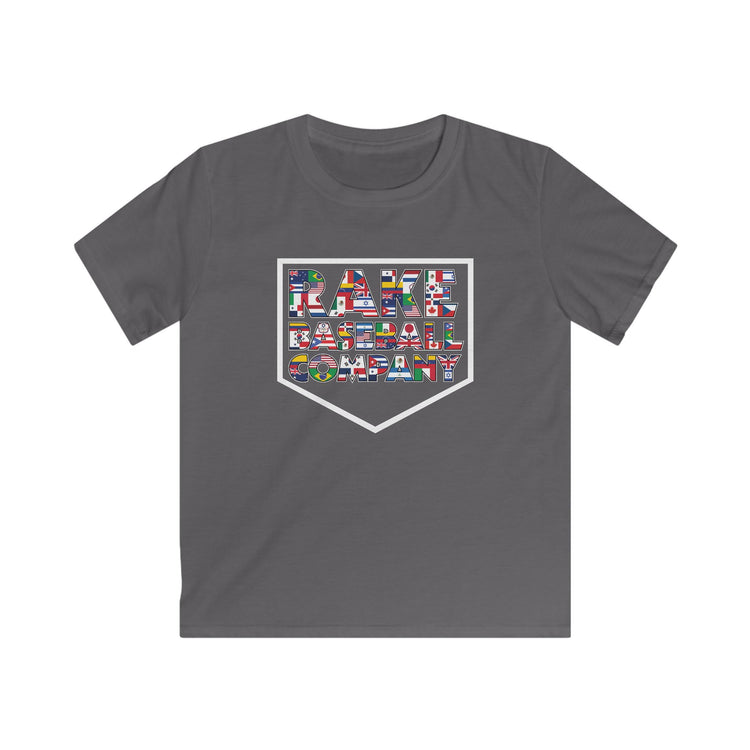 Kids Rake Baseball Company WBC Edition Tee - Rake Baseball Company - RAKE BASEBALL | BASEBALL T-SHIRT | BASEBALL CLOTHING | GOOD VIBES ONLY
