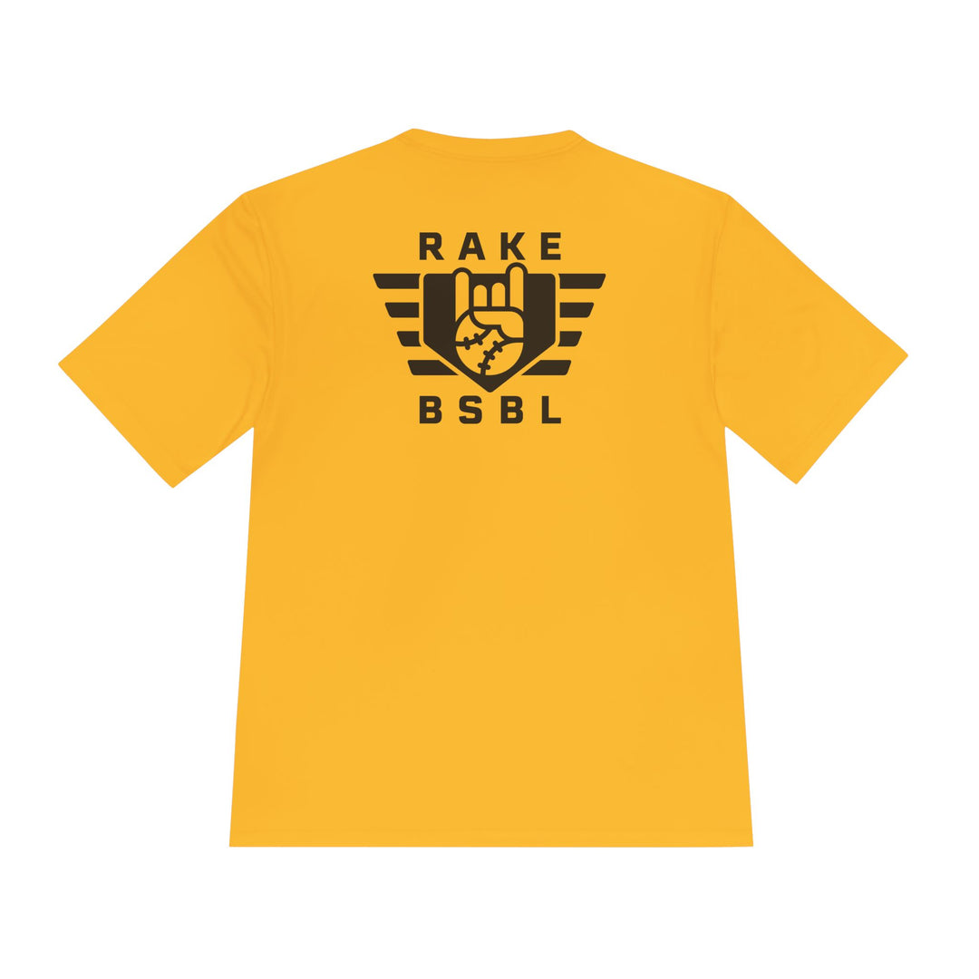 Rake Flag Dry Fit Tee - Rake Baseball Company - RAKE BASEBALL | BASEBALL T-SHIRT | BASEBALL CLOTHING | GOOD VIBES ONLY