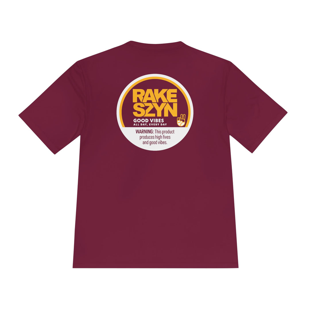 Rake SZYN Dry Fit Tee - Rake Baseball Company - RAKE BASEBALL | BASEBALL T-SHIRT | BASEBALL CLOTHING | GOOD VIBES ONLY