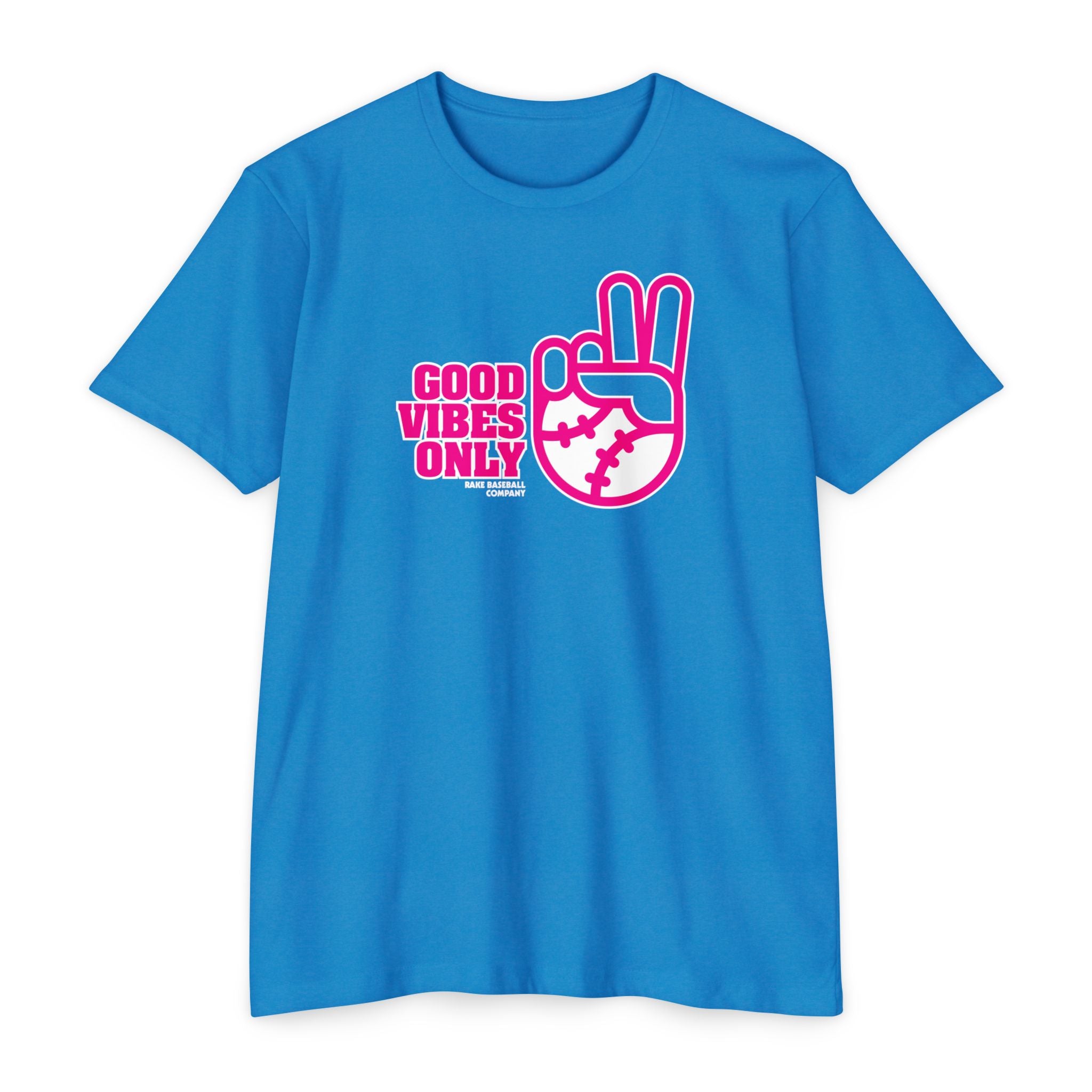 Good Vibes Only Tee - Rake Baseball Company - RAKE BASEBALL | BASEBALL T-SHIRT | BASEBALL CLOTHING | GOOD VIBES ONLY