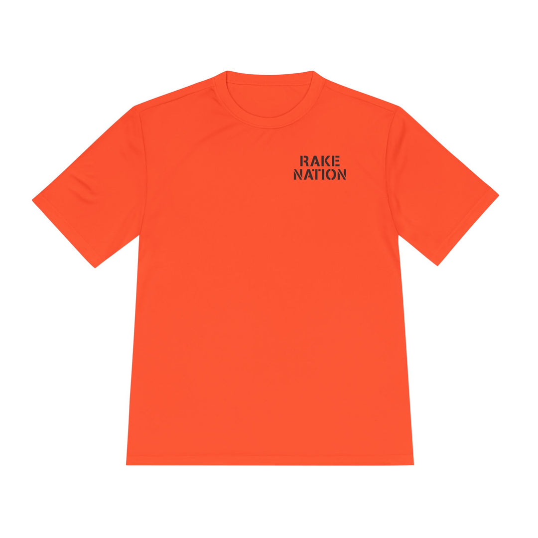 Rake Nation Dry Fit Tee - Rake Baseball Company - RAKE BASEBALL | BASEBALL T-SHIRT | BASEBALL CLOTHING | GOOD VIBES ONLY