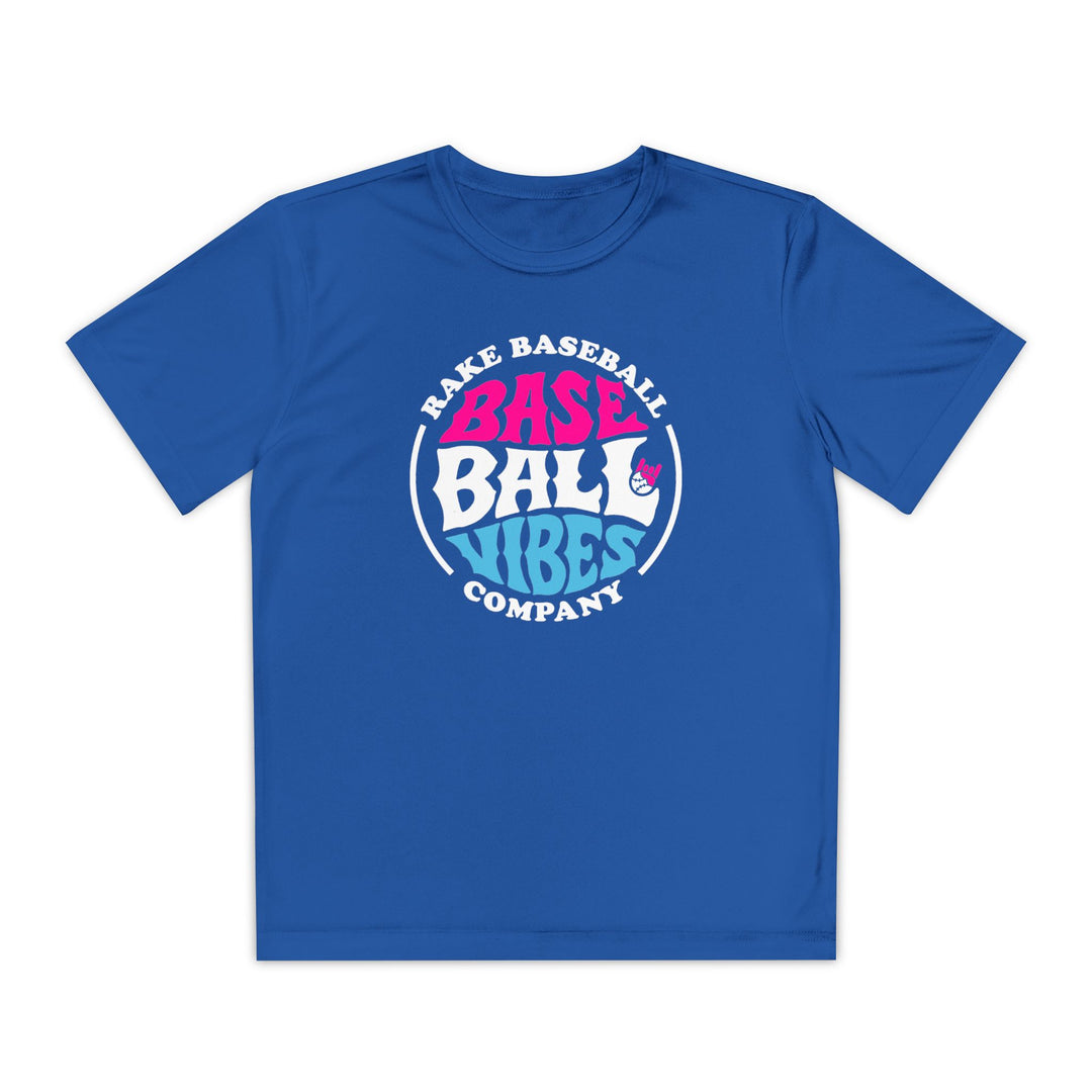 Kids Baseball Vibes Dry Fit Tee