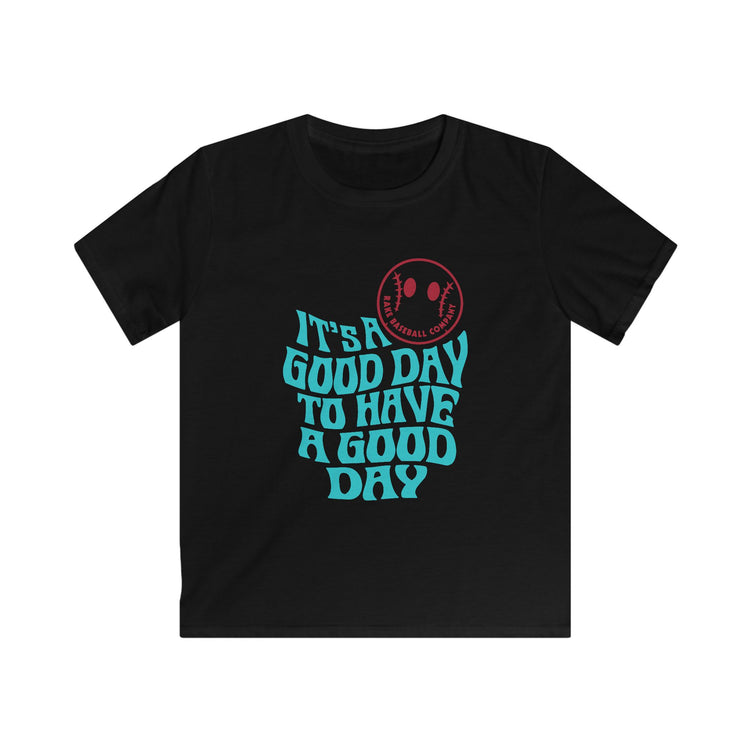 Kids It's A Good Day Tee - Rake Baseball Company - RAKE BASEBALL | BASEBALL T-SHIRT | BASEBALL CLOTHING | GOOD VIBES ONLY