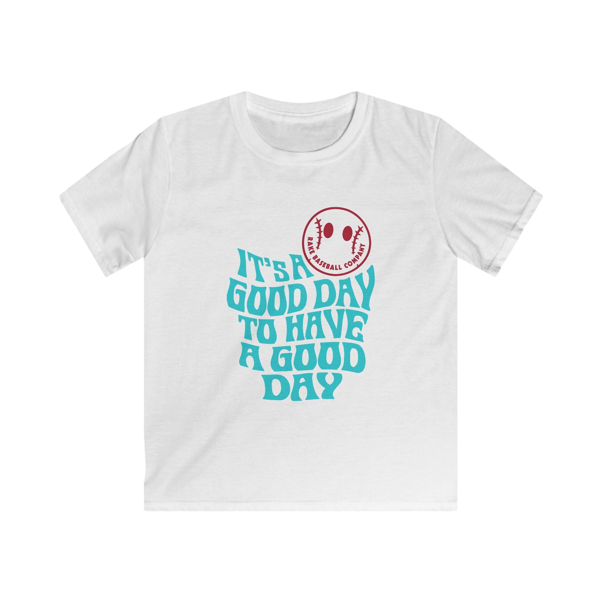 Kids It's A Good Day Tee - Rake Baseball Company - RAKE BASEBALL | BASEBALL T-SHIRT | BASEBALL CLOTHING | GOOD VIBES ONLY