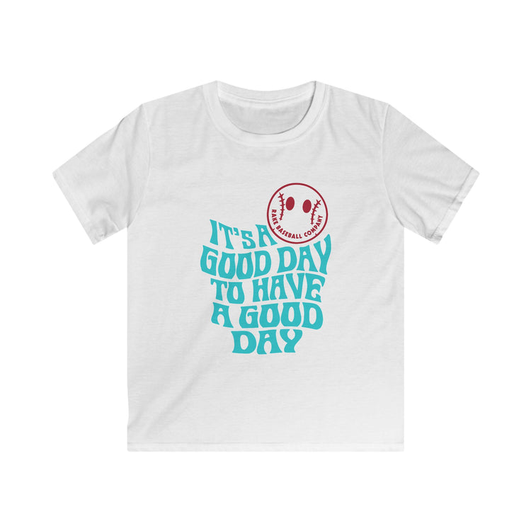 Kids It's A Good Day Tee - Rake Baseball Company - RAKE BASEBALL | BASEBALL T-SHIRT | BASEBALL CLOTHING | GOOD VIBES ONLY