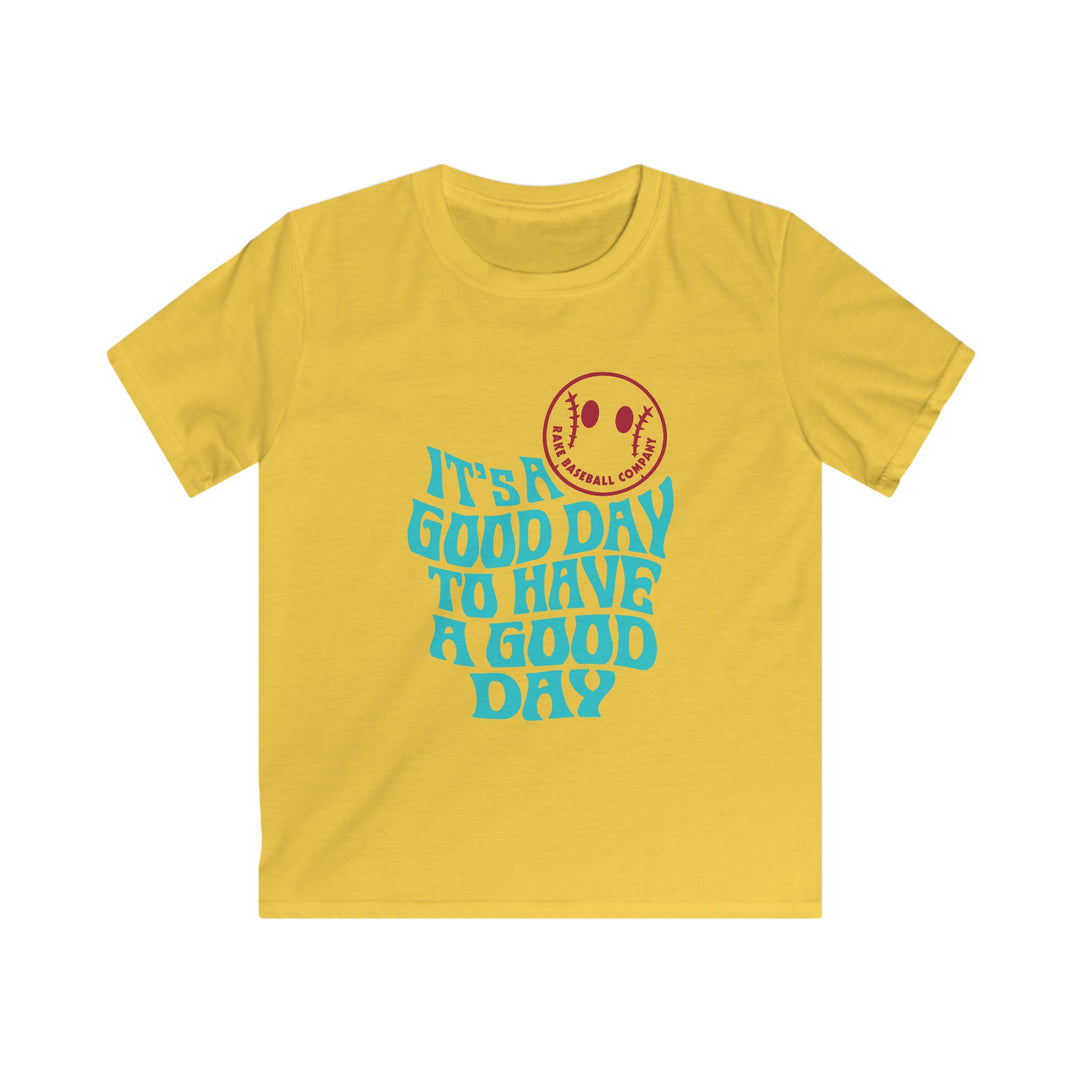 Kids It's A Good Day Tee - Rake Baseball Company - RAKE BASEBALL | BASEBALL T-SHIRT | BASEBALL CLOTHING | GOOD VIBES ONLY
