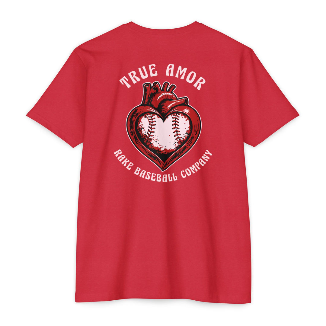 True Amor Baseball Tee - Rake Baseball Company - RAKE BASEBALL | BASEBALL T-SHIRT | BASEBALL CLOTHING | GOOD VIBES ONLY