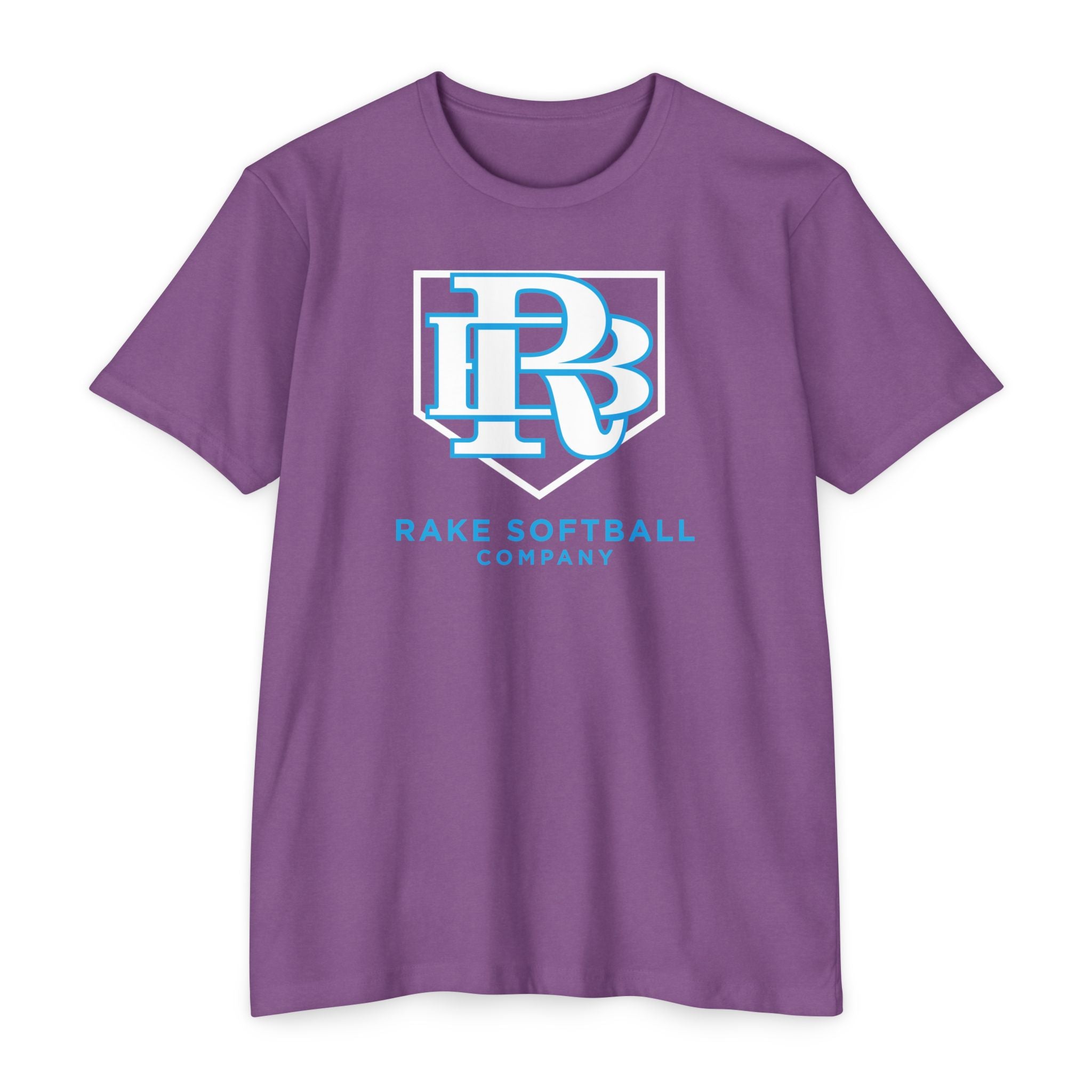 RB Homeplate Softball Tee - Rake Baseball Company - RAKE BASEBALL | BASEBALL T-SHIRT | BASEBALL CLOTHING | GOOD VIBES ONLY