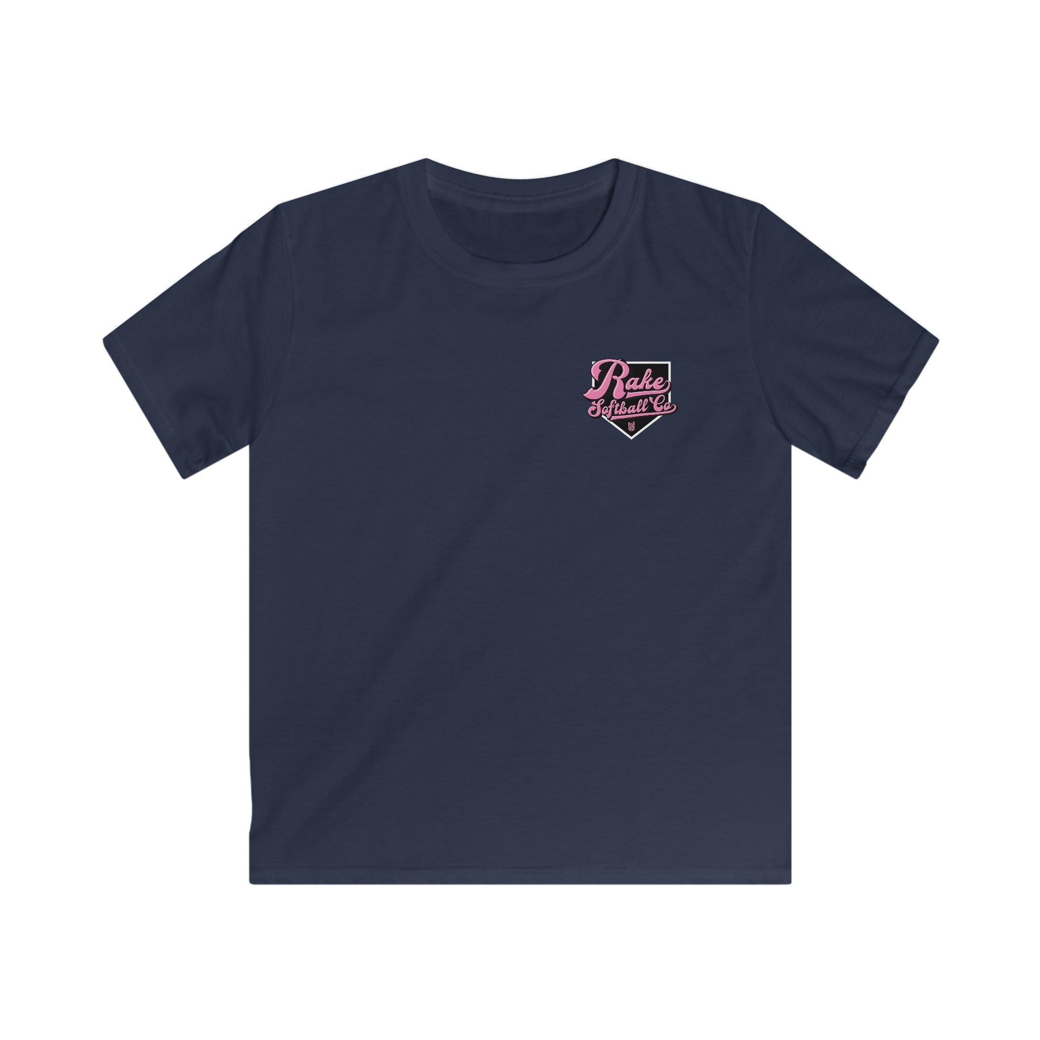 Kids Rake Softball Co. Tee - Rake Baseball Company - RAKE BASEBALL | BASEBALL T-SHIRT | BASEBALL CLOTHING | GOOD VIBES ONLY