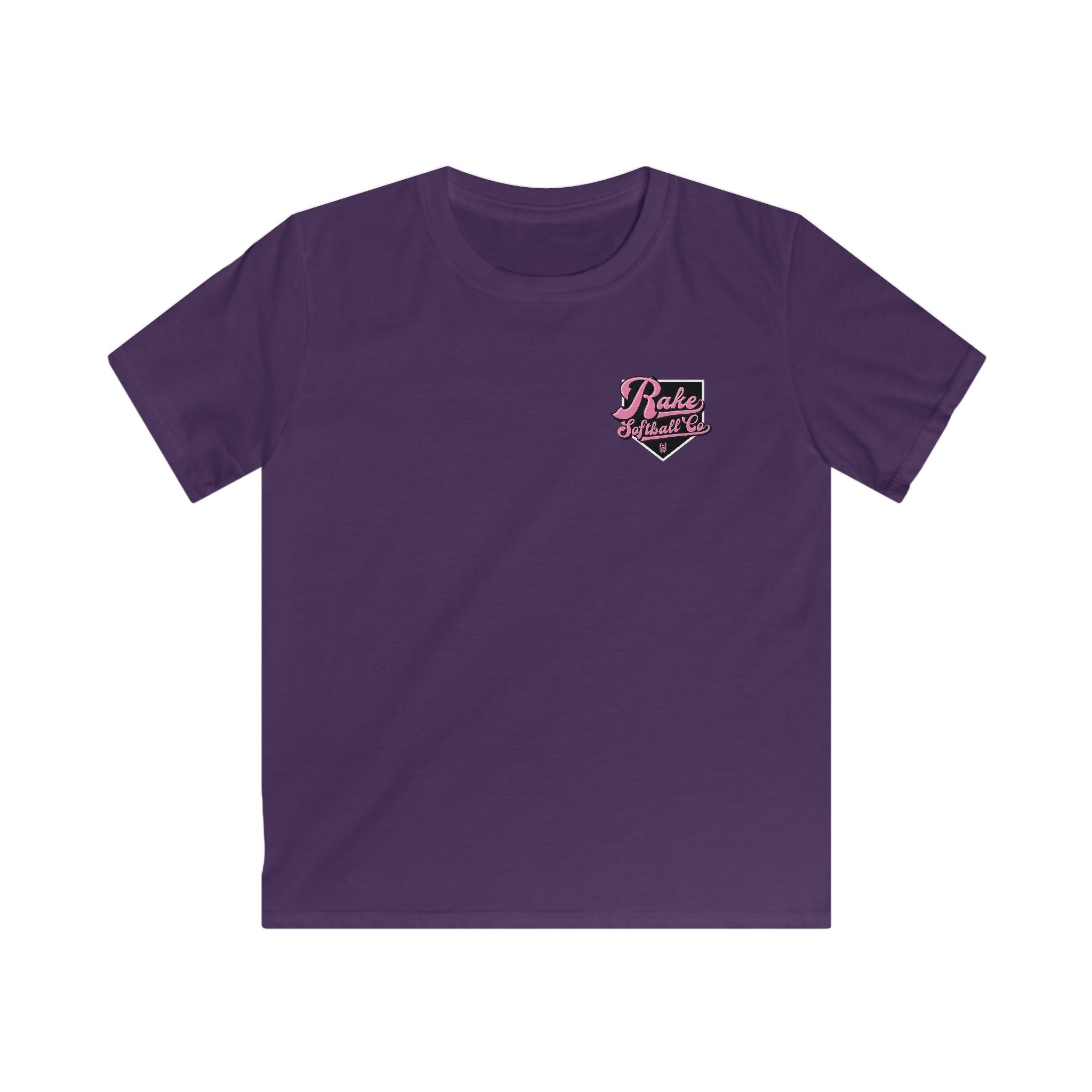 Kids Rake Softball Co. Tee - Rake Baseball Company - RAKE BASEBALL | BASEBALL T-SHIRT | BASEBALL CLOTHING | GOOD VIBES ONLY