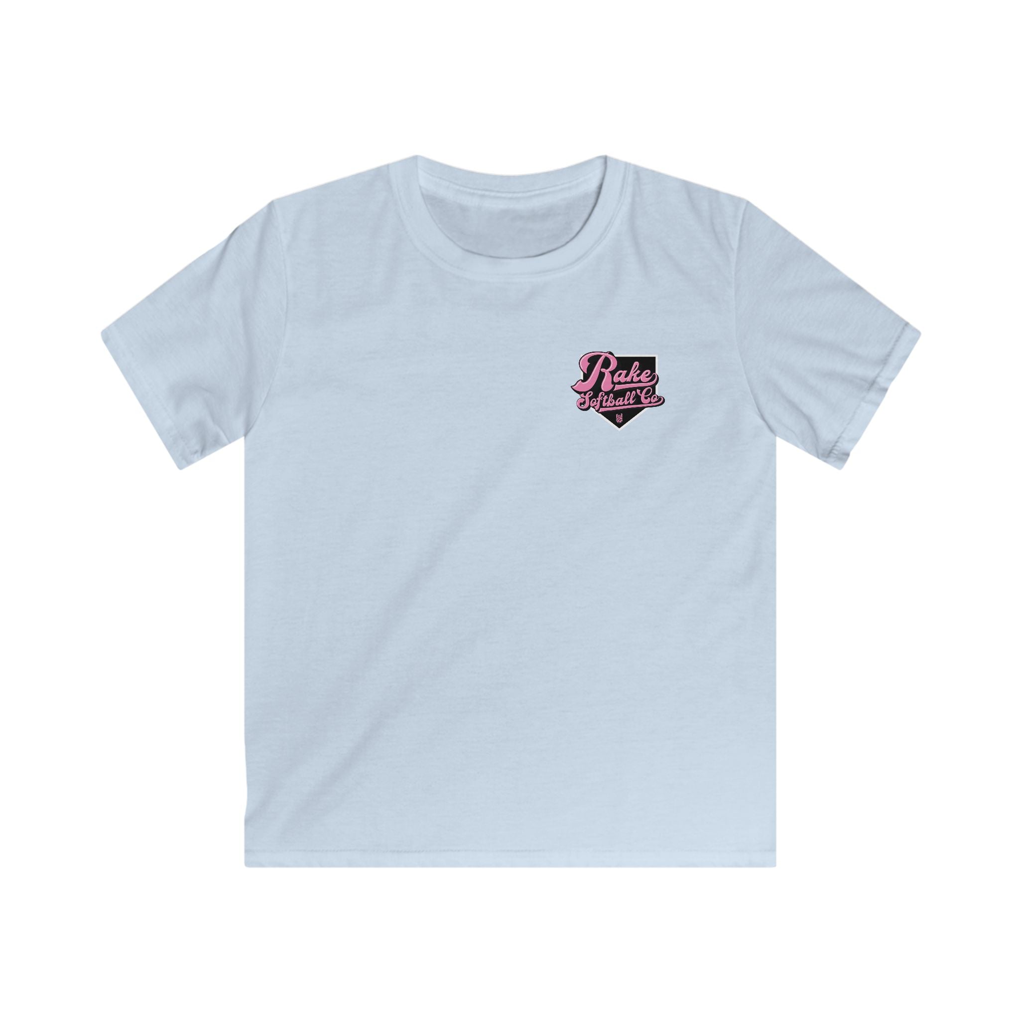Kids Rake Softball Co. Tee - Rake Baseball Company - RAKE BASEBALL | BASEBALL T-SHIRT | BASEBALL CLOTHING | GOOD VIBES ONLY