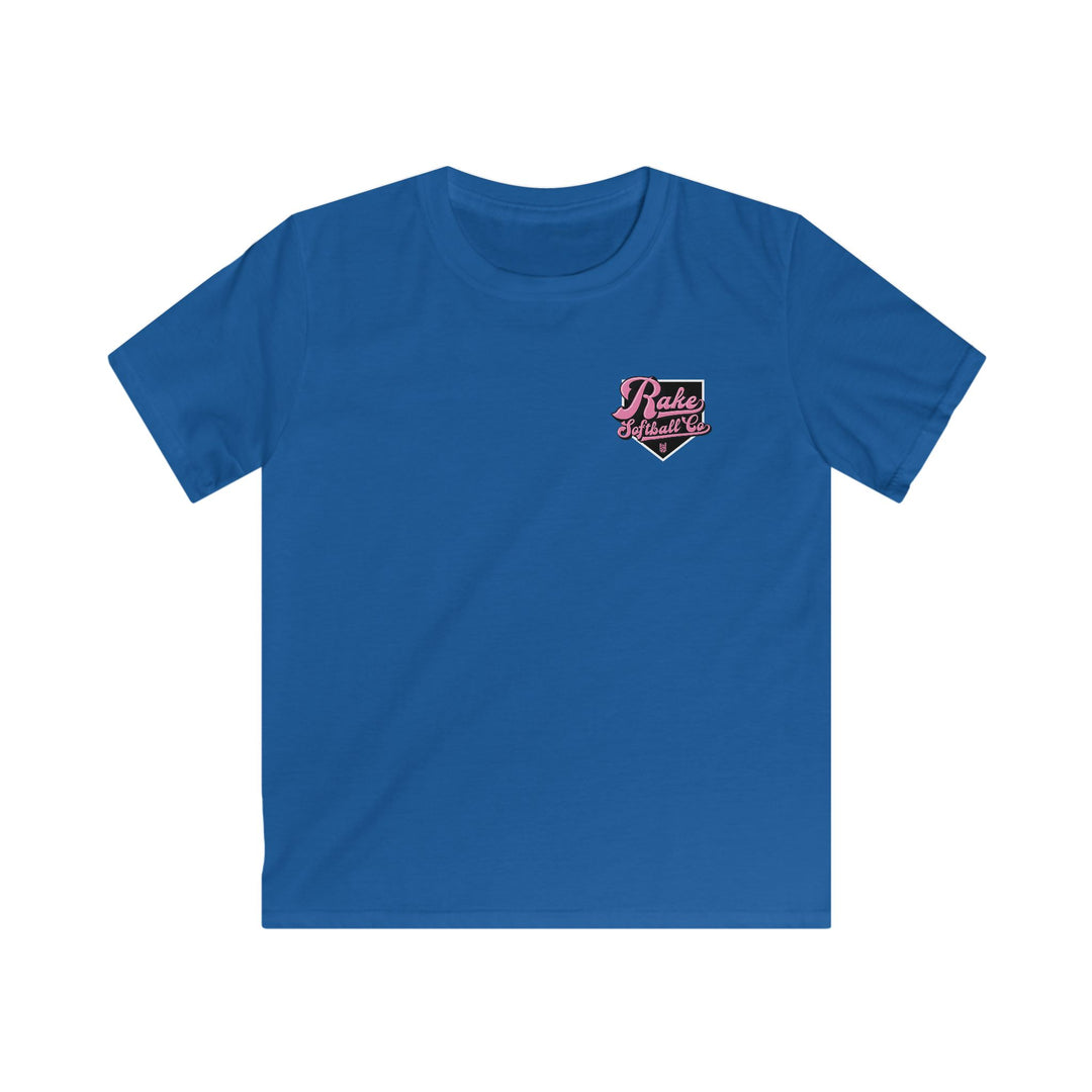 Kids Rake Softball Co. Tee - Rake Baseball Company - RAKE BASEBALL | BASEBALL T-SHIRT | BASEBALL CLOTHING | GOOD VIBES ONLY