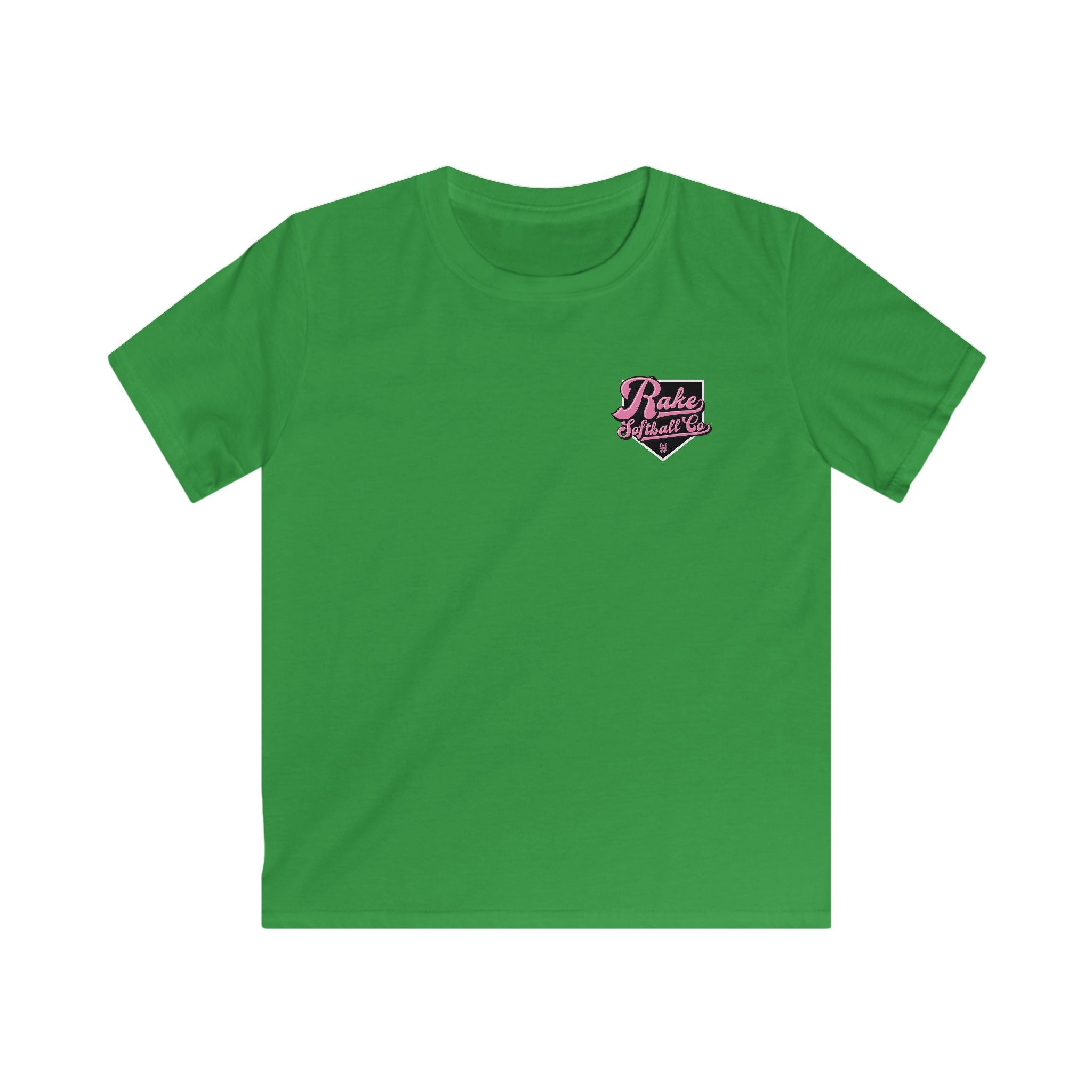 Kids Rake Softball Co. Tee - Rake Baseball Company - RAKE BASEBALL | BASEBALL T-SHIRT | BASEBALL CLOTHING | GOOD VIBES ONLY