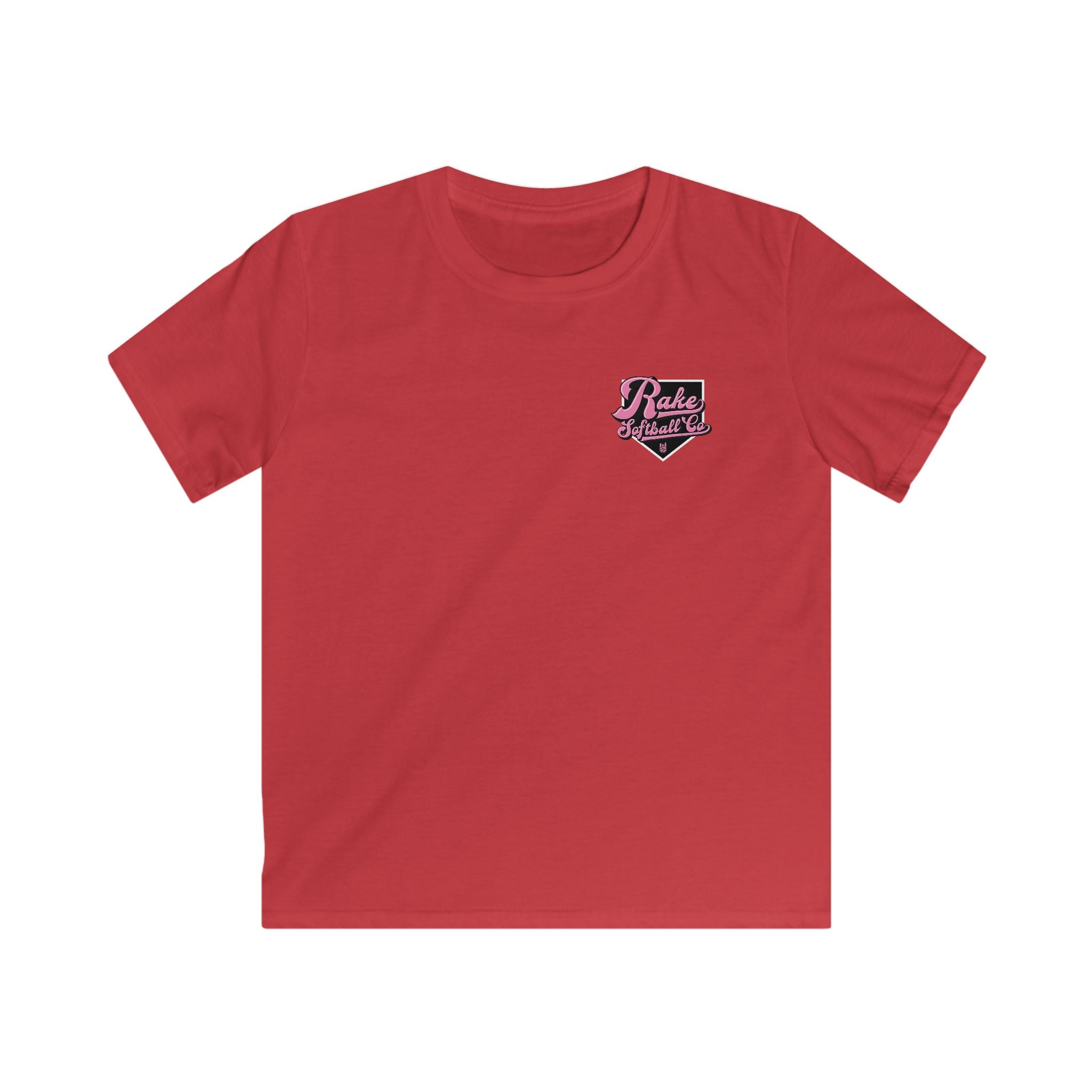 Kids Rake Softball Co. Tee - Rake Baseball Company - RAKE BASEBALL | BASEBALL T-SHIRT | BASEBALL CLOTHING | GOOD VIBES ONLY
