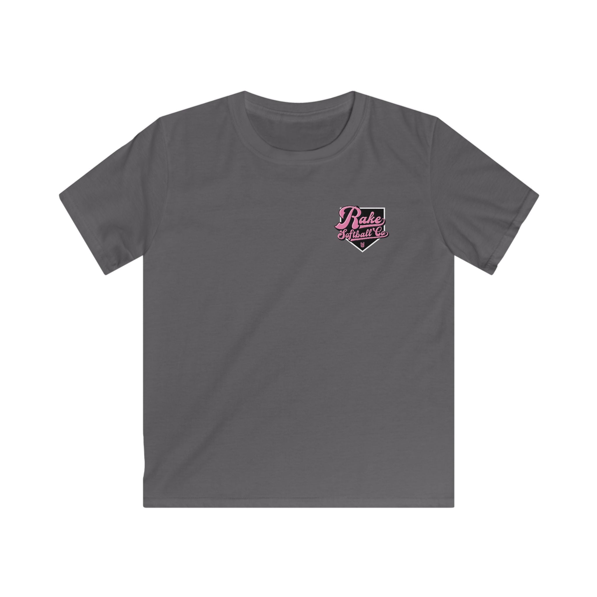 Kids Rake Softball Co. Tee - Rake Baseball Company - RAKE BASEBALL | BASEBALL T-SHIRT | BASEBALL CLOTHING | GOOD VIBES ONLY