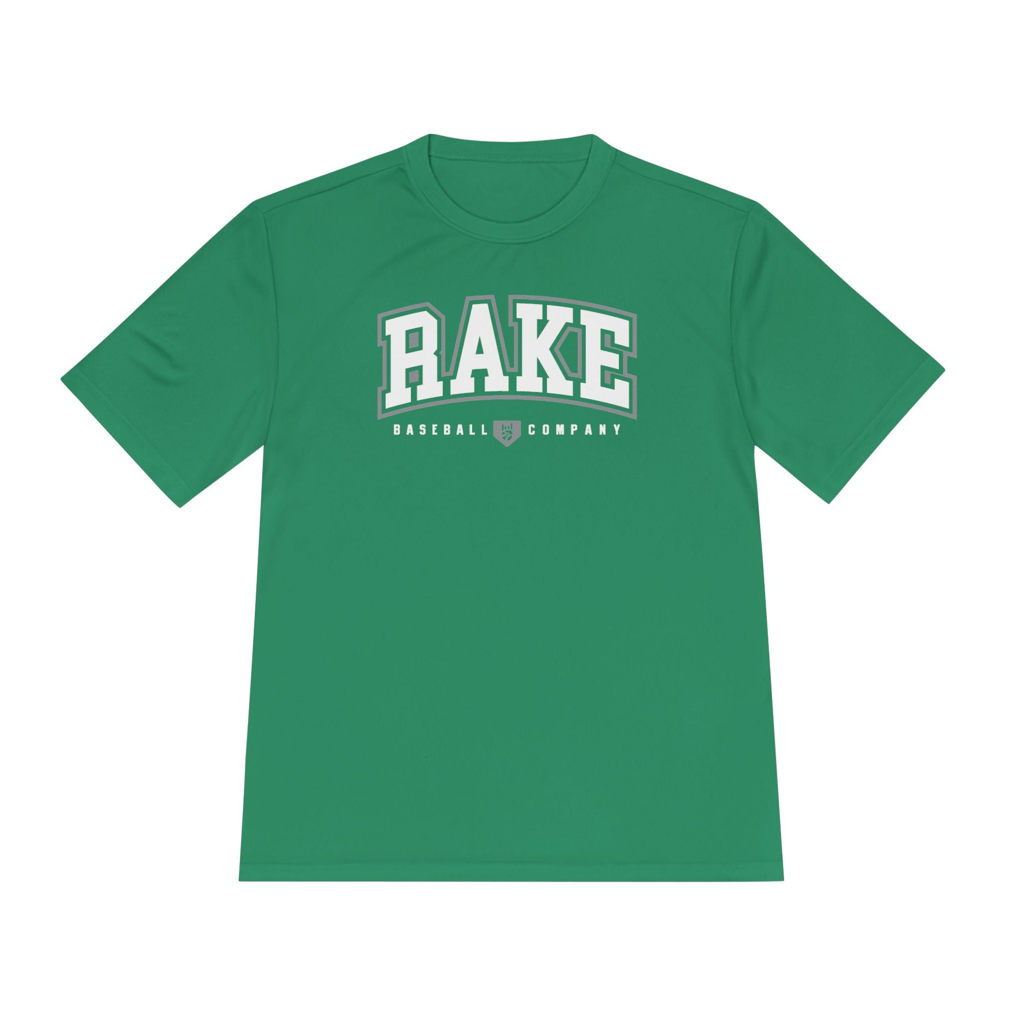 Rake Collegiate Baseball Dry Fit Tee - Rake Baseball Company - RAKE BASEBALL | BASEBALL T-SHIRT | BASEBALL CLOTHING | GOOD VIBES ONLY