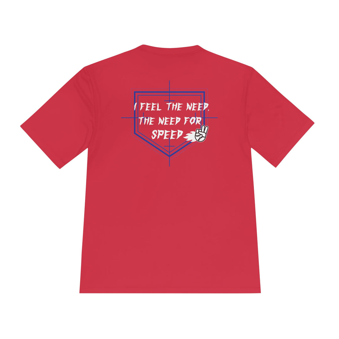 Rake Need For Speed Tee Dry Fit Tee - Rake Baseball Company - RAKE BASEBALL | BASEBALL T-SHIRT | BASEBALL CLOTHING | GOOD VIBES ONLY