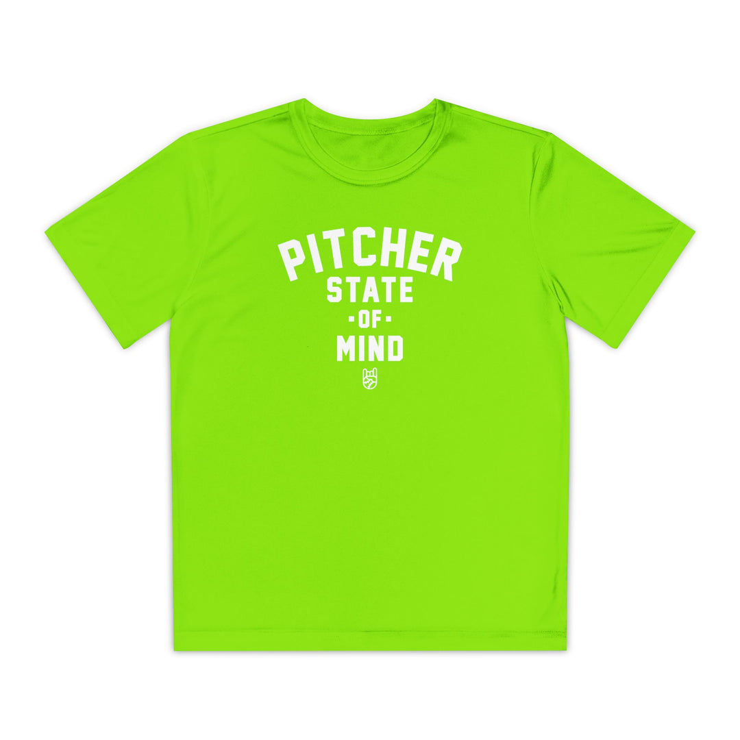 Kids Pitcher State Of Mind Dry Fit Tee