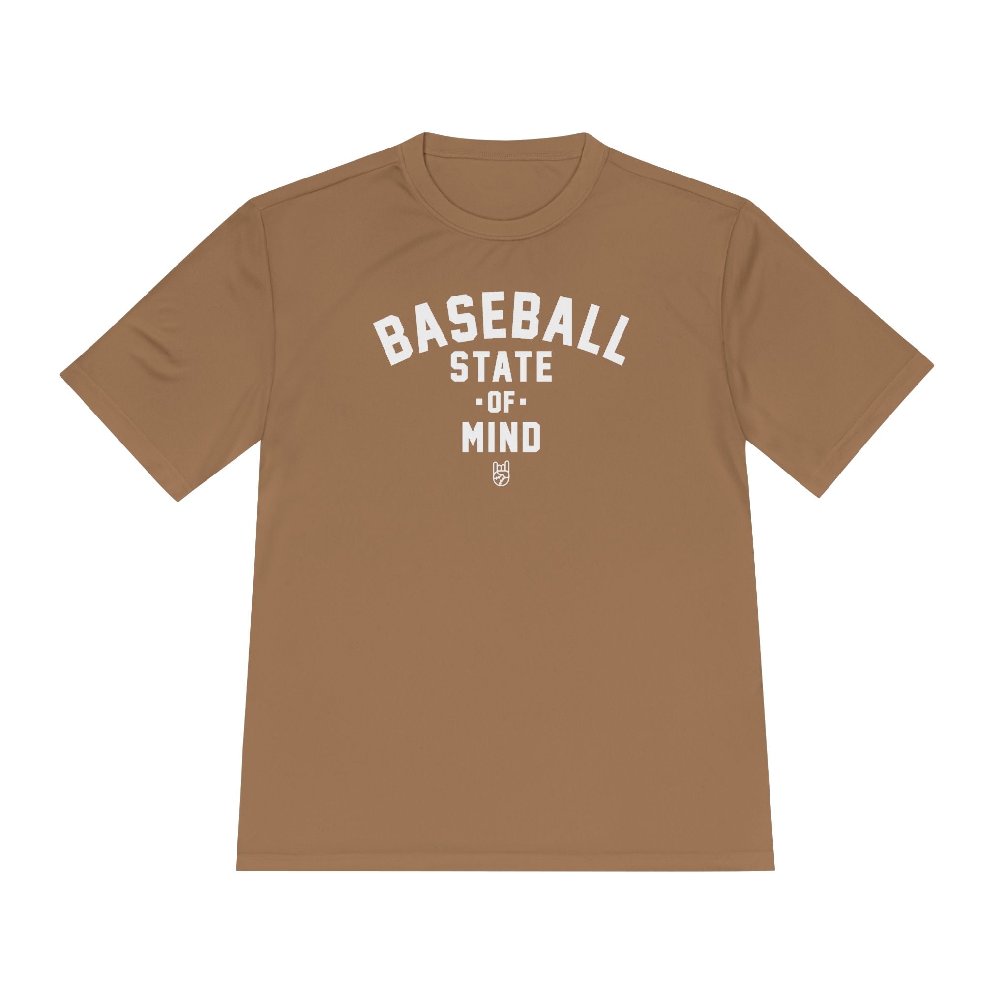 Baseball State Of Mind Dry Fit Tee - Rake Baseball Company - RAKE BASEBALL | BASEBALL T-SHIRT | BASEBALL CLOTHING | GOOD VIBES ONLY