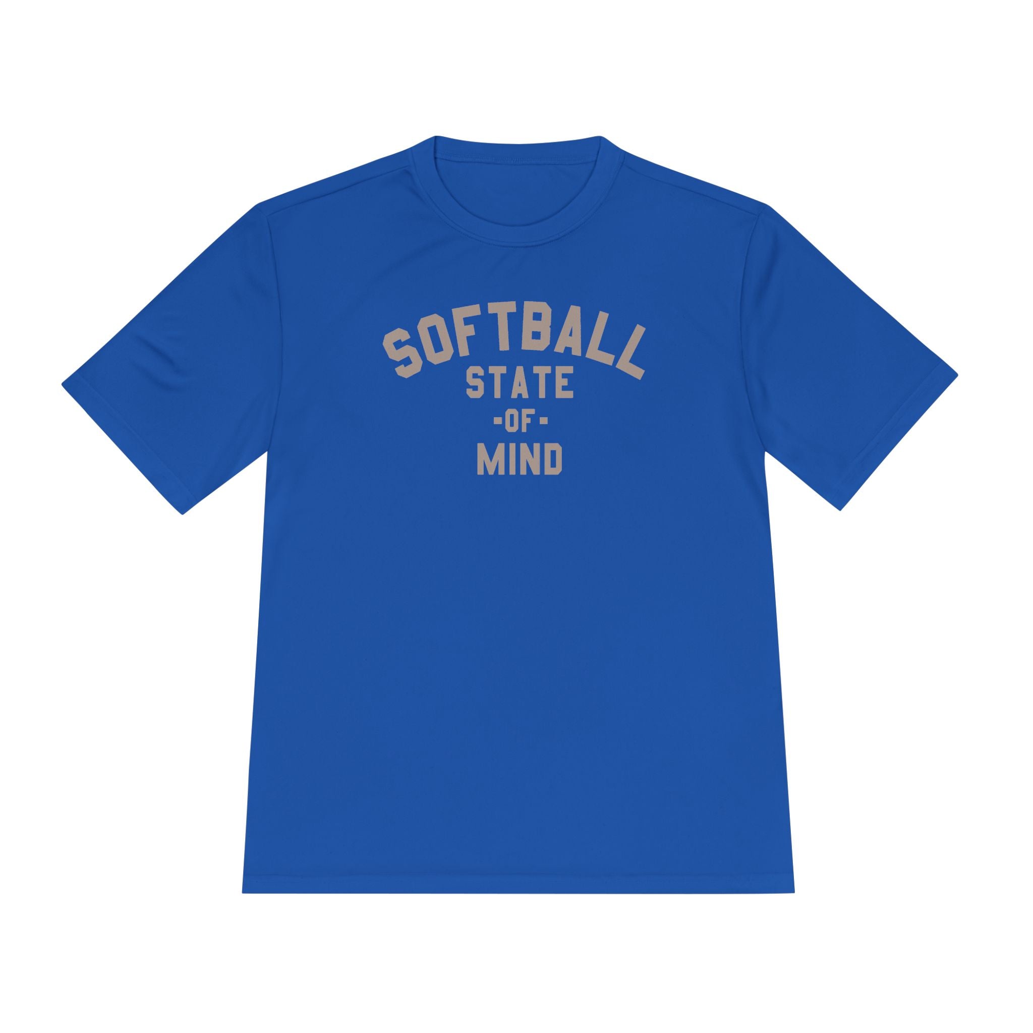 Softball State of Mind Dry Fit Tee - Rake Baseball Company - RAKE BASEBALL | BASEBALL T-SHIRT | BASEBALL CLOTHING | GOOD VIBES ONLY