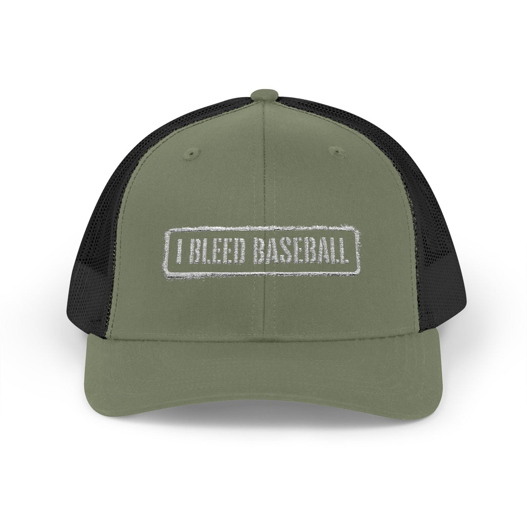 I Bleed Baseball Snapback Trucker Cap