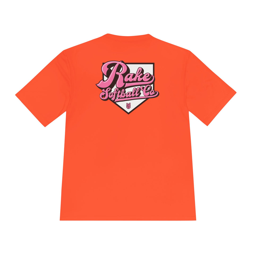 Rake Softball Co. Dry Fit Tee - Rake Baseball Company - RAKE BASEBALL | BASEBALL T-SHIRT | BASEBALL CLOTHING | GOOD VIBES ONLY