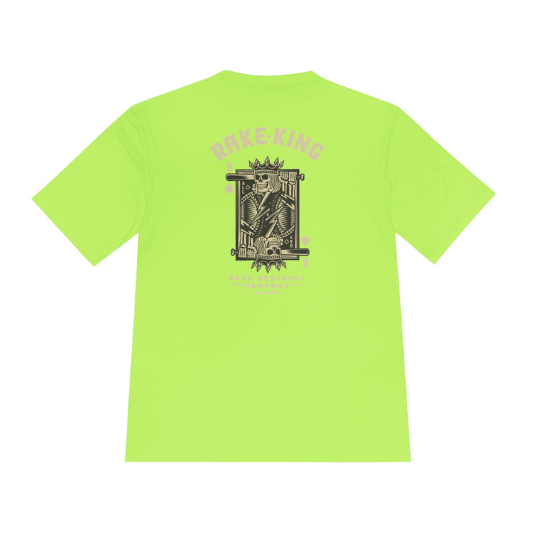 Rake King Dry Fit Tee - Rake Baseball Company - RAKE BASEBALL | BASEBALL T-SHIRT | BASEBALL CLOTHING | GOOD VIBES ONLY