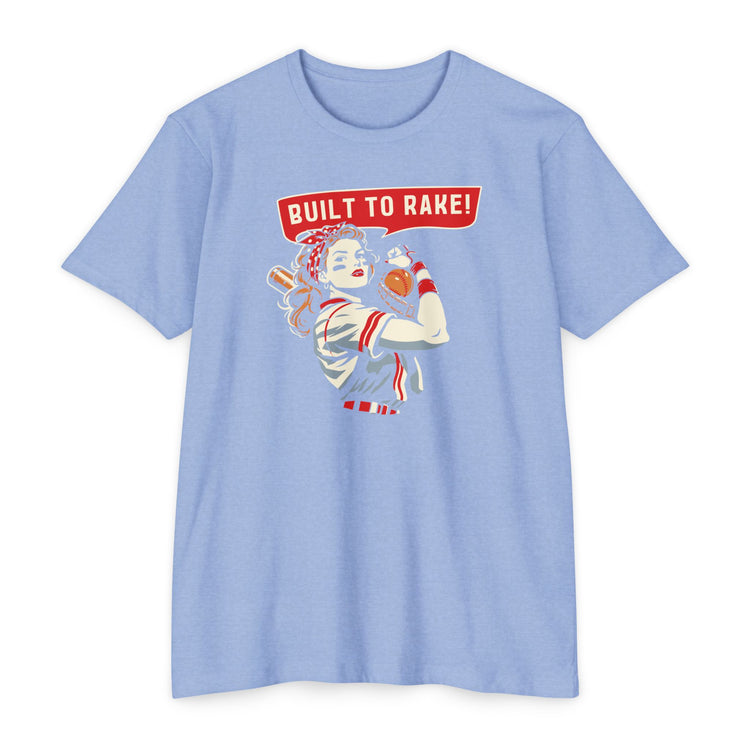 Built to Rake Softball Tee - Rake Baseball Company - RAKE BASEBALL | BASEBALL T-SHIRT | BASEBALL CLOTHING | GOOD VIBES ONLY