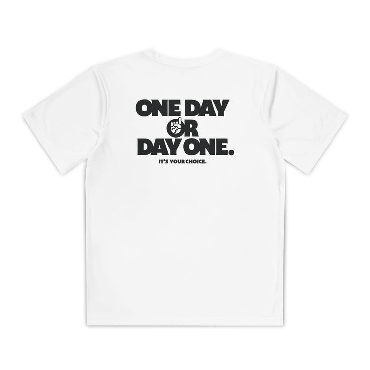 Kids One Day or Day One Dry Fit Tee - Rake Baseball Company - RAKE BASEBALL | BASEBALL T-SHIRT | BASEBALL CLOTHING | GOOD VIBES ONLY