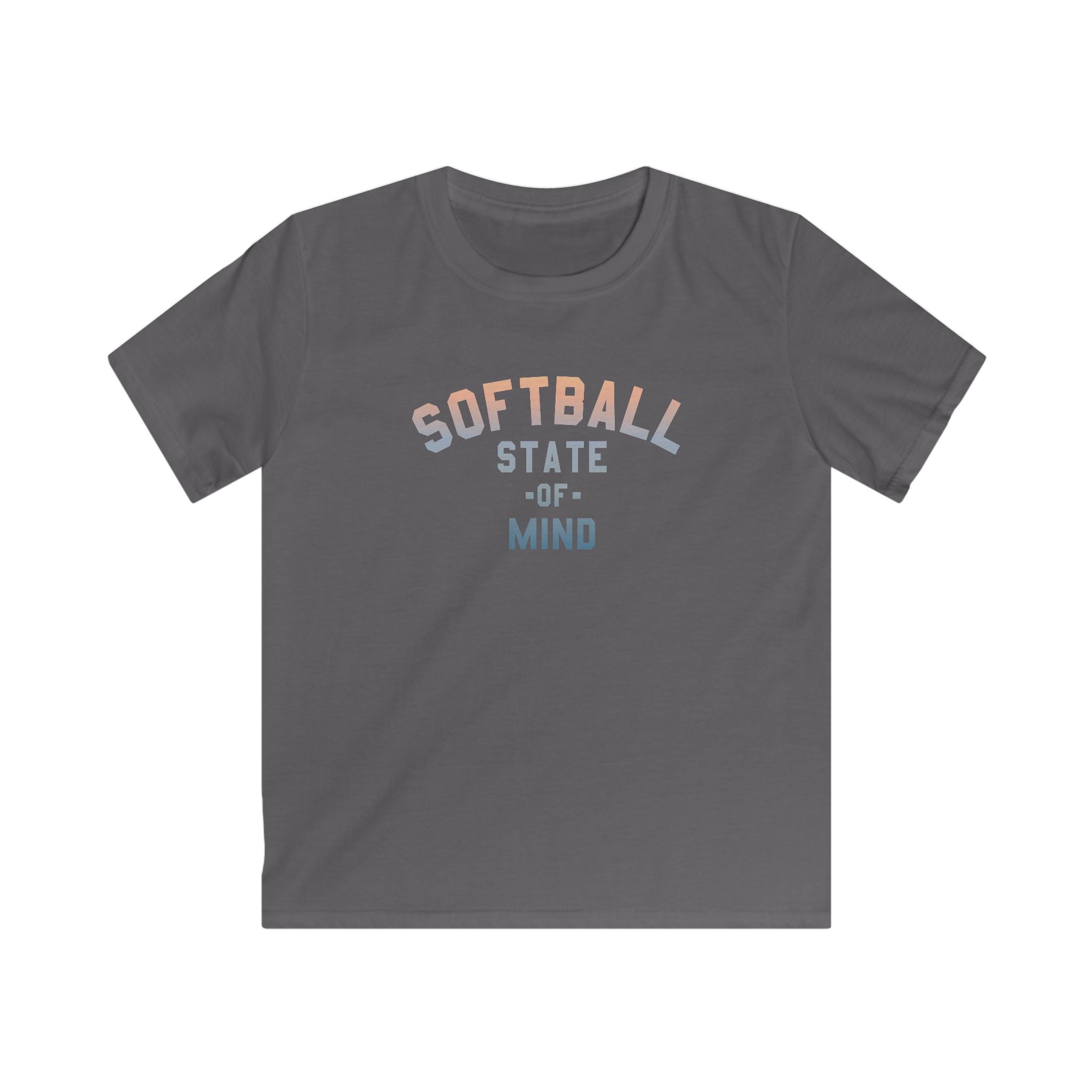 Kids Softball State Of Mind Tee - Rake Baseball Company - RAKE BASEBALL | BASEBALL T-SHIRT | BASEBALL CLOTHING | GOOD VIBES ONLY