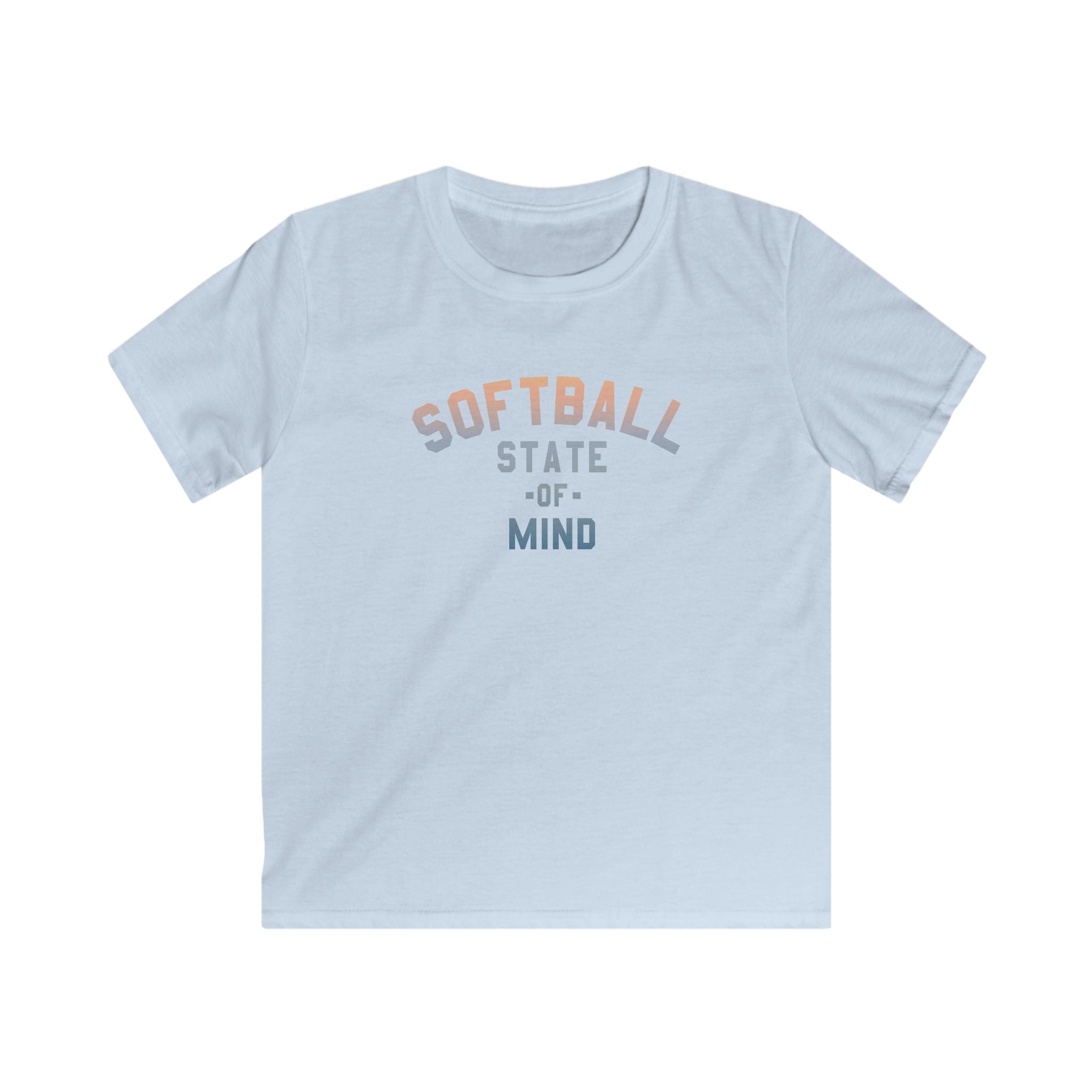 Kids Softball State Of Mind Tee - Rake Baseball Company - RAKE BASEBALL | BASEBALL T-SHIRT | BASEBALL CLOTHING | GOOD VIBES ONLY