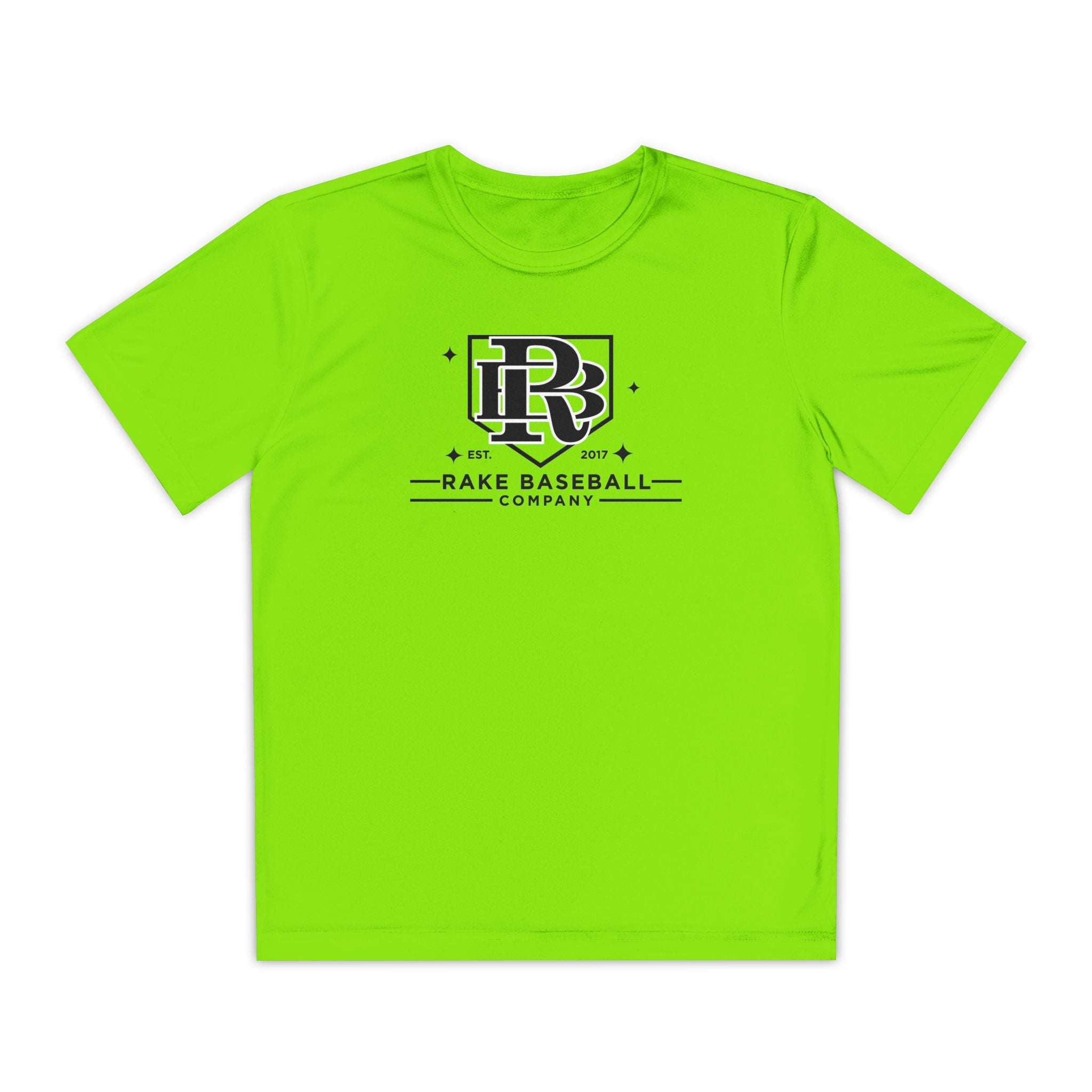 Kids Rake Baseball Homeplate Tee Dry Fit Tee - Rake Baseball Company - RAKE BASEBALL | BASEBALL T-SHIRT | BASEBALL CLOTHING | GOOD VIBES ONLY