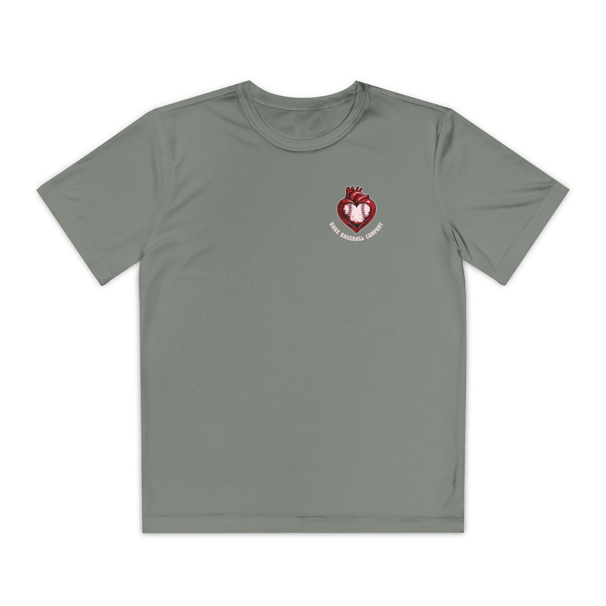 Kids True Amor Baseball Dry Fit Tee - Rake Baseball Company - RAKE BASEBALL | BASEBALL T-SHIRT | BASEBALL CLOTHING | GOOD VIBES ONLY