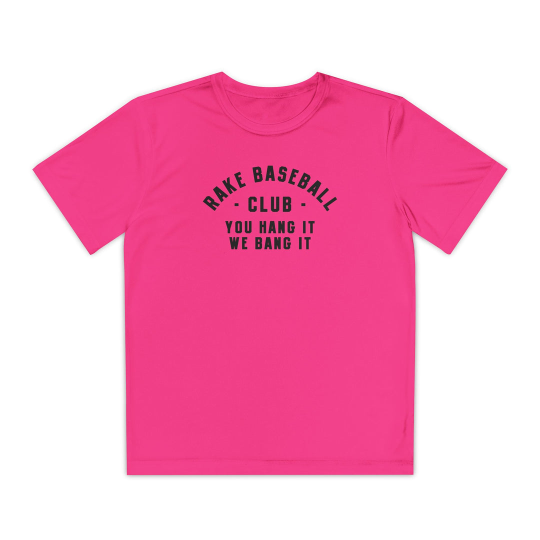 Kids Rake Baseball Club Dry Fit Tee
