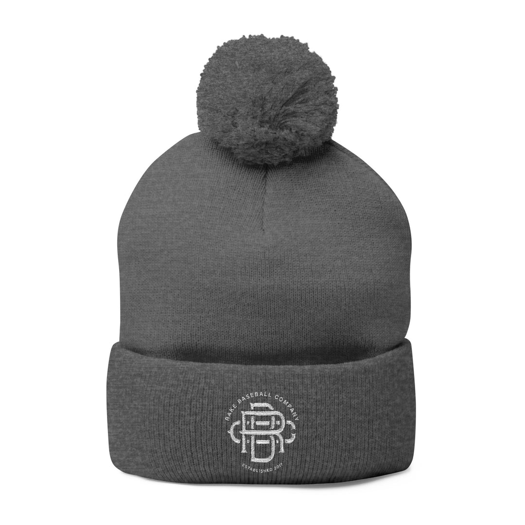 Rake Baseball Company Pom-Pom Beanie