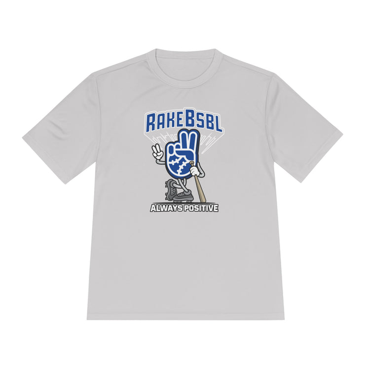 Always Positive Vibes Dry Fit Tee - Rake Baseball Company - RAKE BASEBALL | BASEBALL T-SHIRT | BASEBALL CLOTHING | GOOD VIBES ONLY