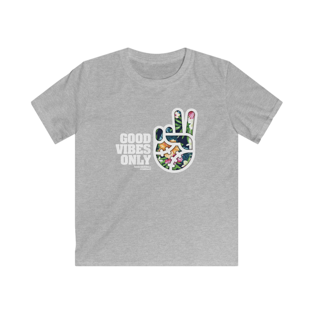 Kids Good Vibes Only Floral Addition Tee