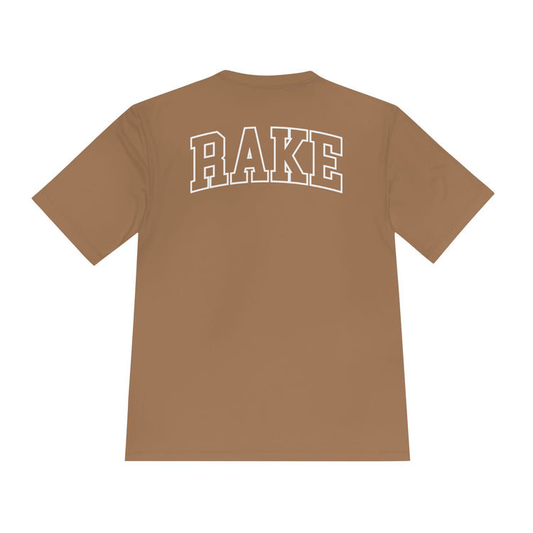 Rockin' Rake Dry Fit Tee - Rake Baseball Company - RAKE BASEBALL | BASEBALL T-SHIRT | BASEBALL CLOTHING | GOOD VIBES ONLY