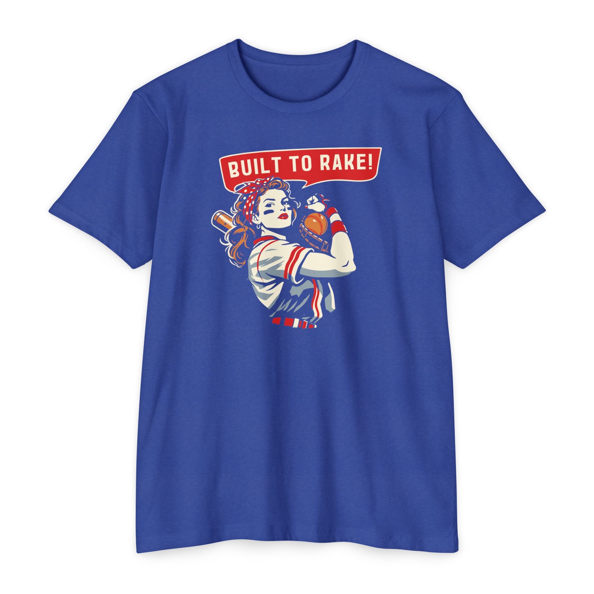 Built to Rake Softball Tee - Rake Baseball Company - RAKE BASEBALL | BASEBALL T-SHIRT | BASEBALL CLOTHING | GOOD VIBES ONLY