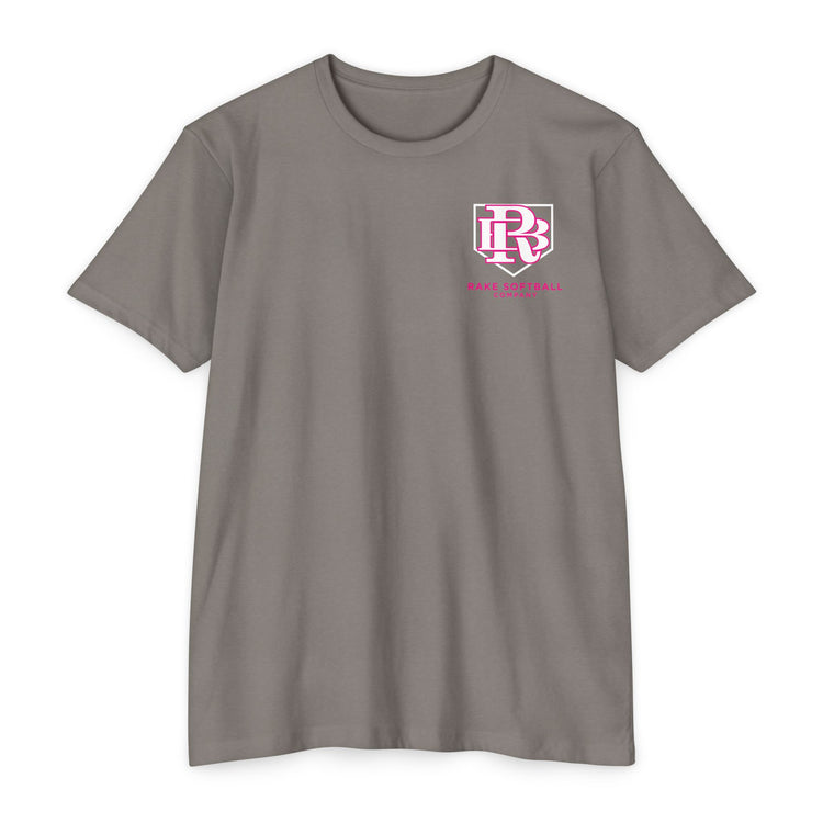 RB Homeplate Softball Tee - Rake Baseball Company - RAKE BASEBALL | BASEBALL T-SHIRT | BASEBALL CLOTHING | GOOD VIBES ONLY