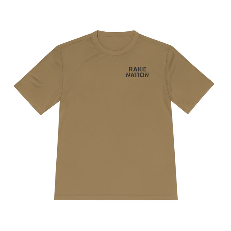 Rake Nation Dry Fit Tee - Rake Baseball Company - RAKE BASEBALL | BASEBALL T-SHIRT | BASEBALL CLOTHING | GOOD VIBES ONLY